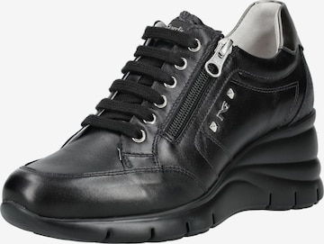 Sneaker bassa di Nero Giardini in nero: frontale