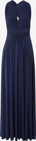 Coast Evening Dress in Blue: front