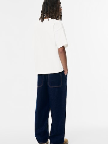 Pull&Bear Tričko 'STWD' – bílá