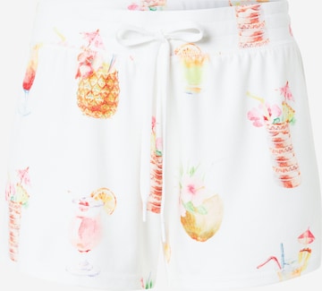 Pantalon de pyjama 'Tropical' PJ Salvage en blanc : devant