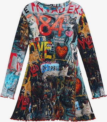 Robe Desigual en mélange de couleurs : devant