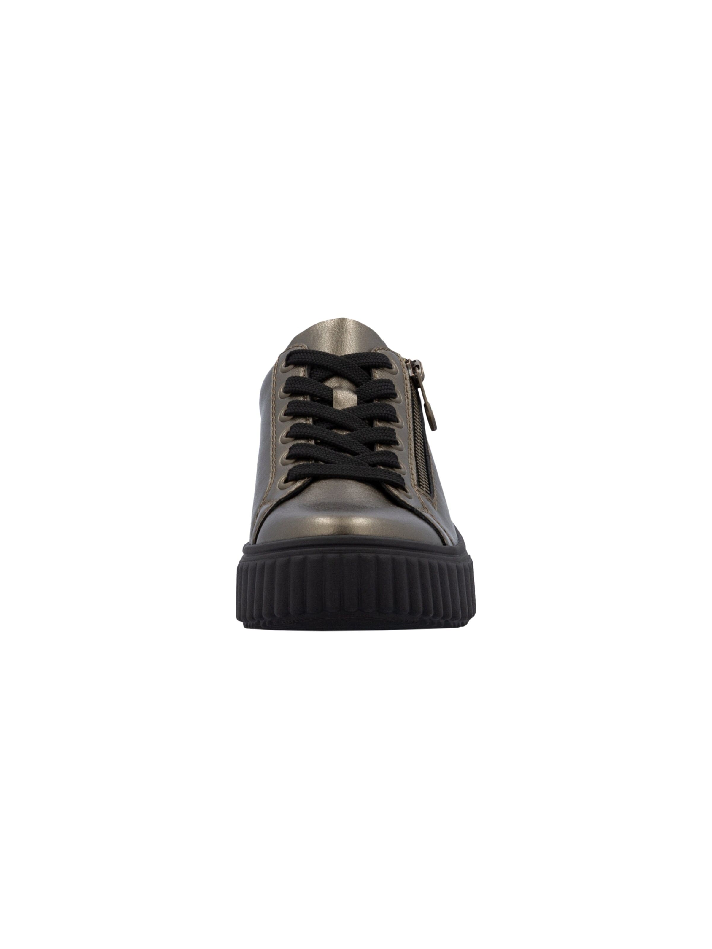 Chaussure de sport à lacets 'Lagro Low-Top-Sneaker aus Leder' Rieker en marron