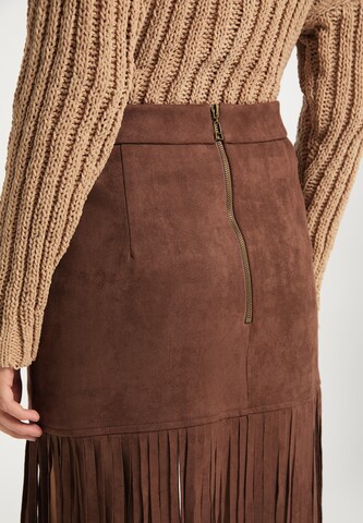 IZIA Skirt in Brown