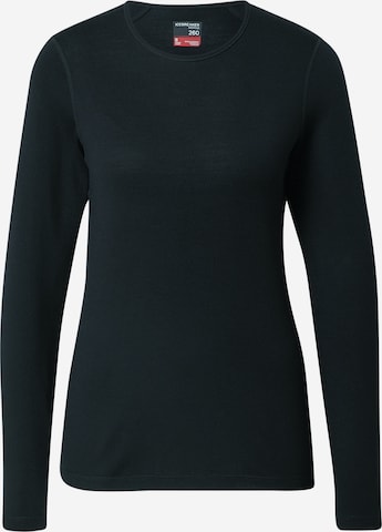 ICEBREAKER Base Layer i svart: forside