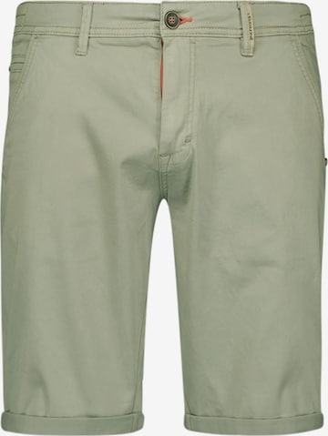 regular Pantaloni chino di No Excess in verde: frontale