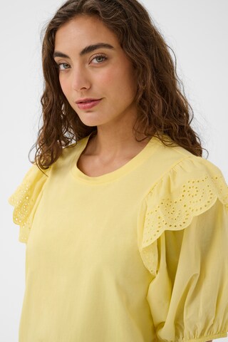 CULTURE Bluse 'CUPanina' i gul