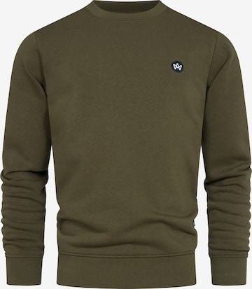 Kronstadt Sweatshirt in Groen: voorkant