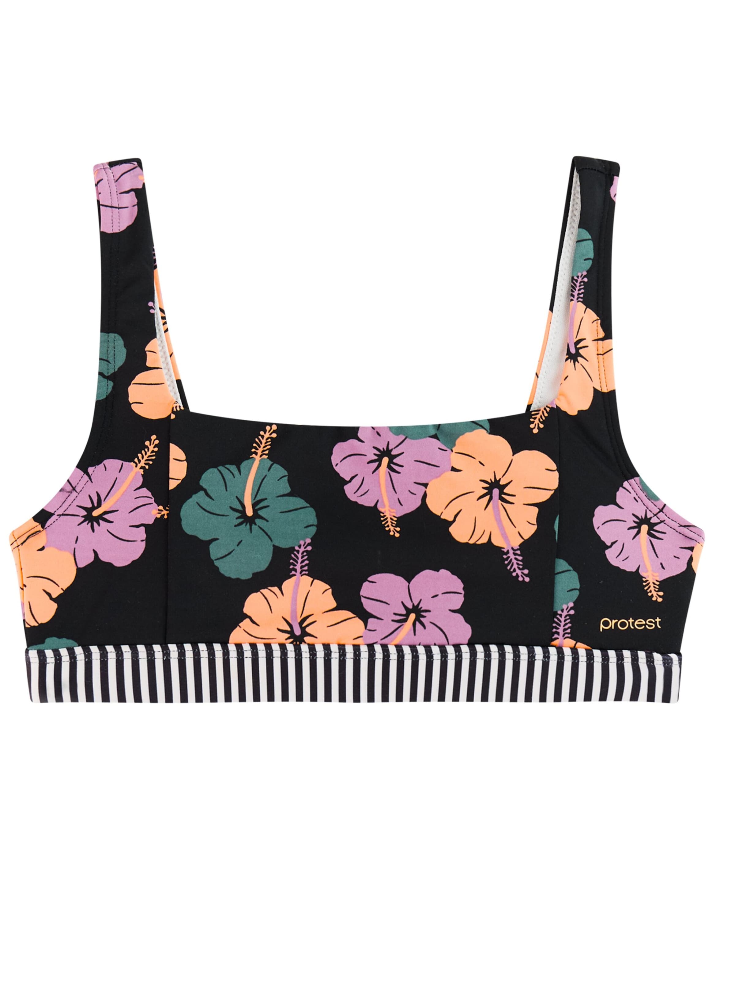 PROTEST Bustier Bikini 'PRTJenine JR'‌ in Schwarz