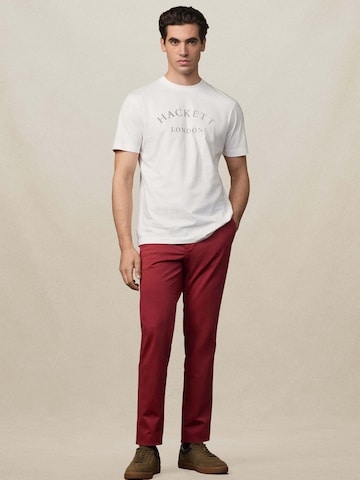 Hackett London T-Shirt 'Heritage Ess' in Weiß