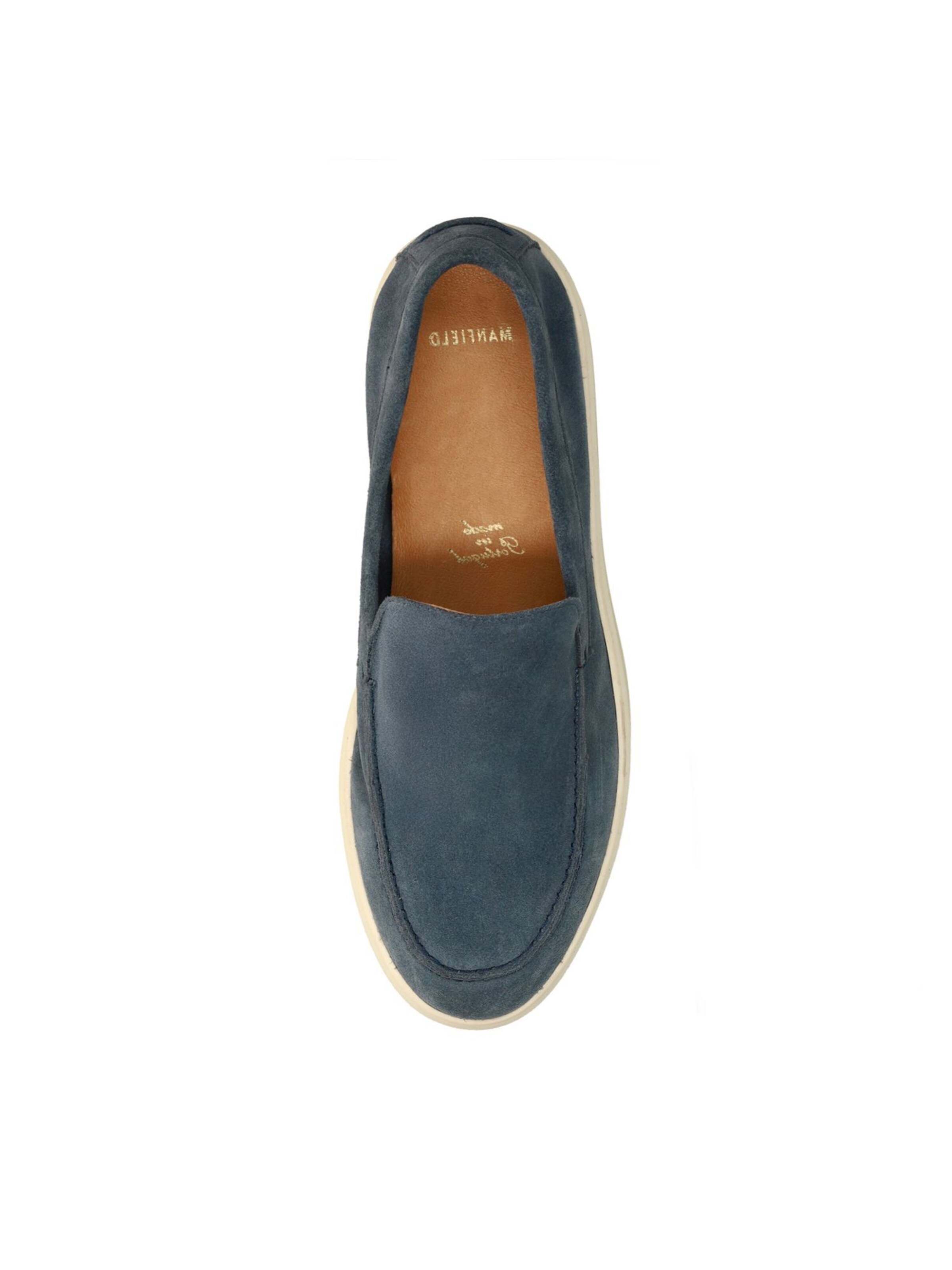 MANFIELD Classic Flats in Blue