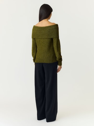 YAS Pullover 'JOHI' in Grün