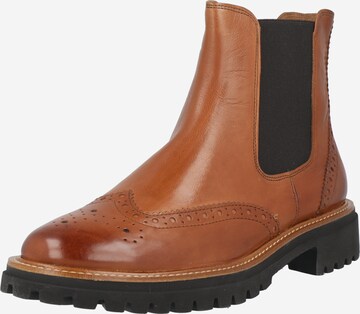 Paul Green Chelsea Boots in Braun: predná strana