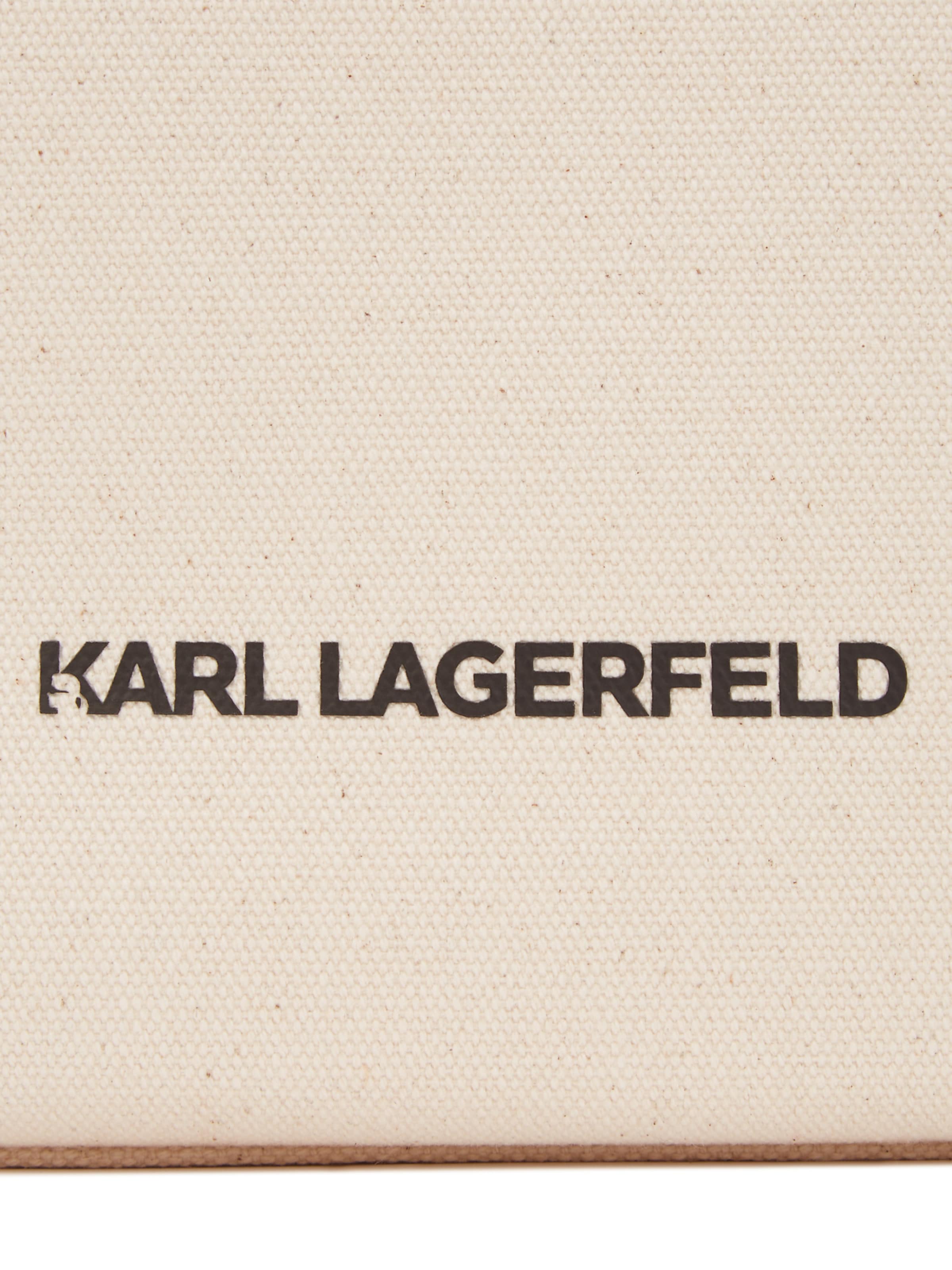 Shopper 'KL x Jorge Parra' di Karl Lagerfeld in beige