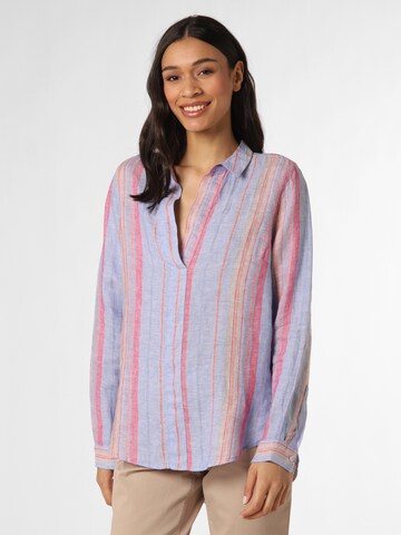 Franco Callegari Bluse in Blau: Vorderseite