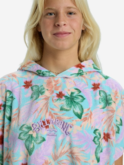 BILLABONG Badeponcho in aqua / grün / lavendel / pastellrot, Produktansicht