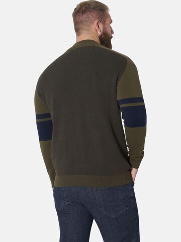 Jan Vanderstorm Strickjacke 'Barnd' in Grün