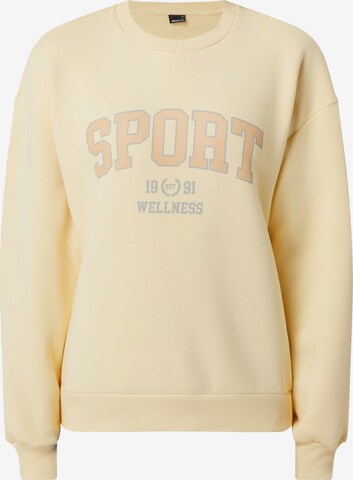 Sweat-shirt ' Eve ' Gina Tricot en jaune : devant