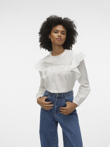 VERO MODA Blouse 'TRINE' in Wit