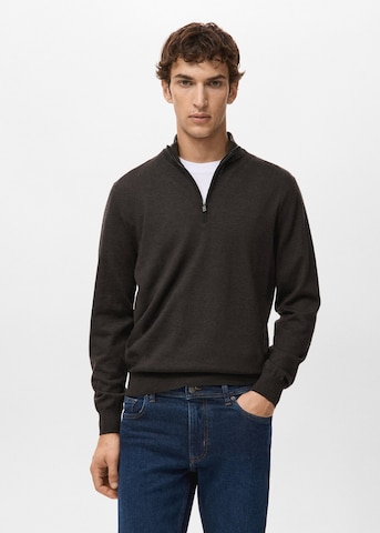 MANGO MAN Sweater 'Willyp' in Brown: front