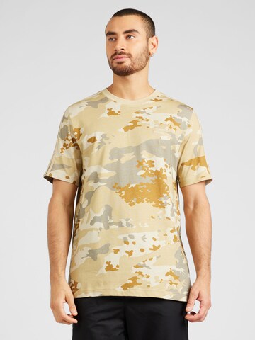 T-Shirt 'Graphics Camo' ADIDAS ORIGINALS en beige : devant
