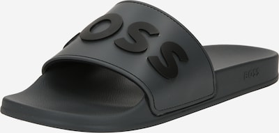 Flip-flops 'Kirk' BOSS Black pe gri închis / negru, Vizualizare produs