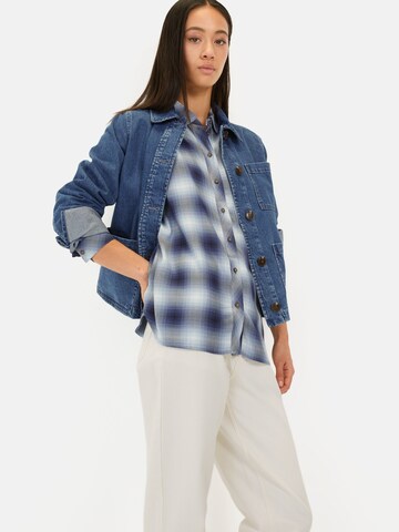 CAMEL ACTIVE Karobluse aus reiner Viskose in Blau