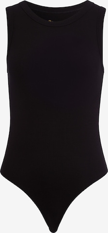 Les Lunes Shirt body 'Chloee' in Zwart: voorkant