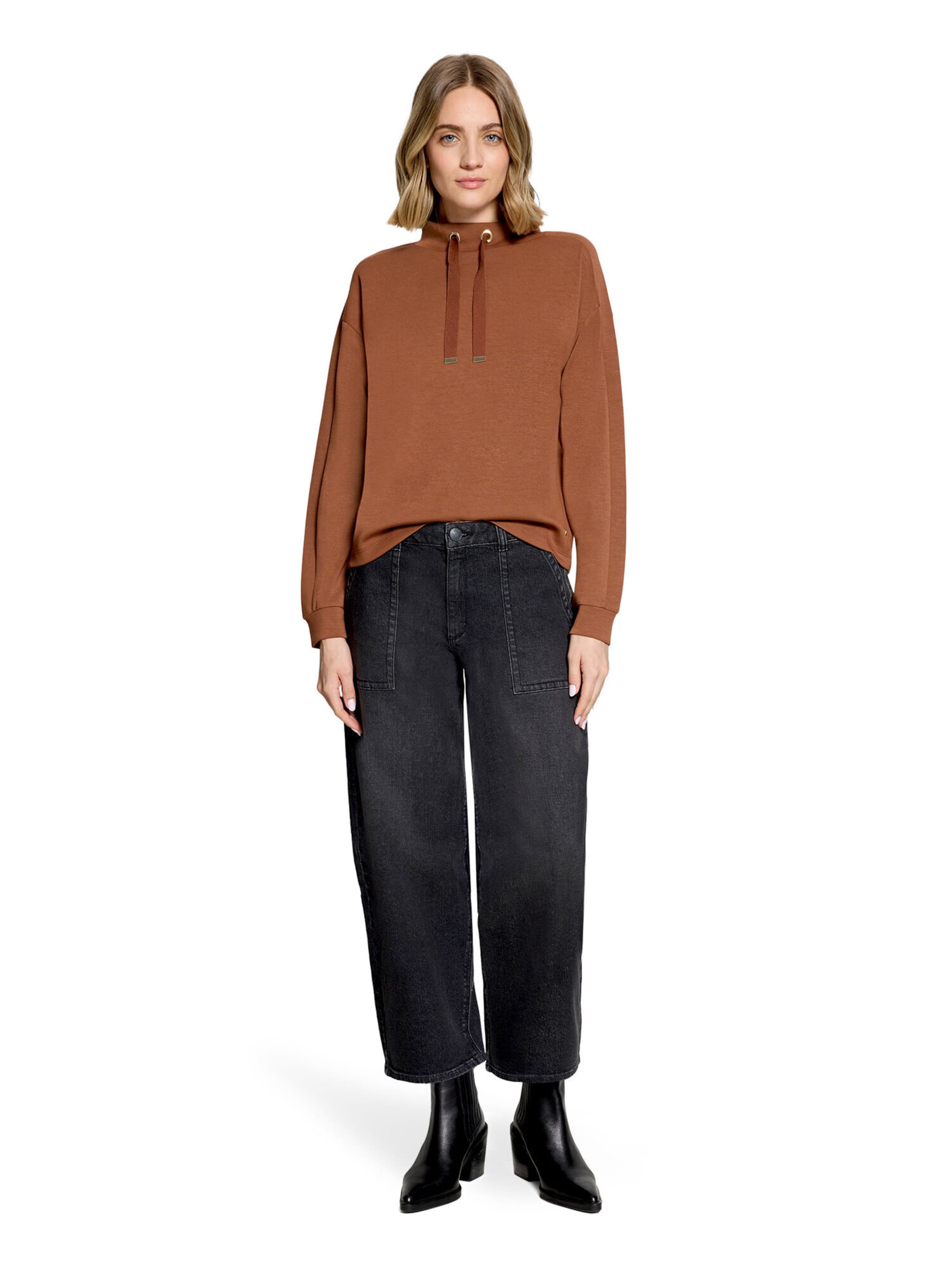 Sweat-shirt Betty & Co en marron
