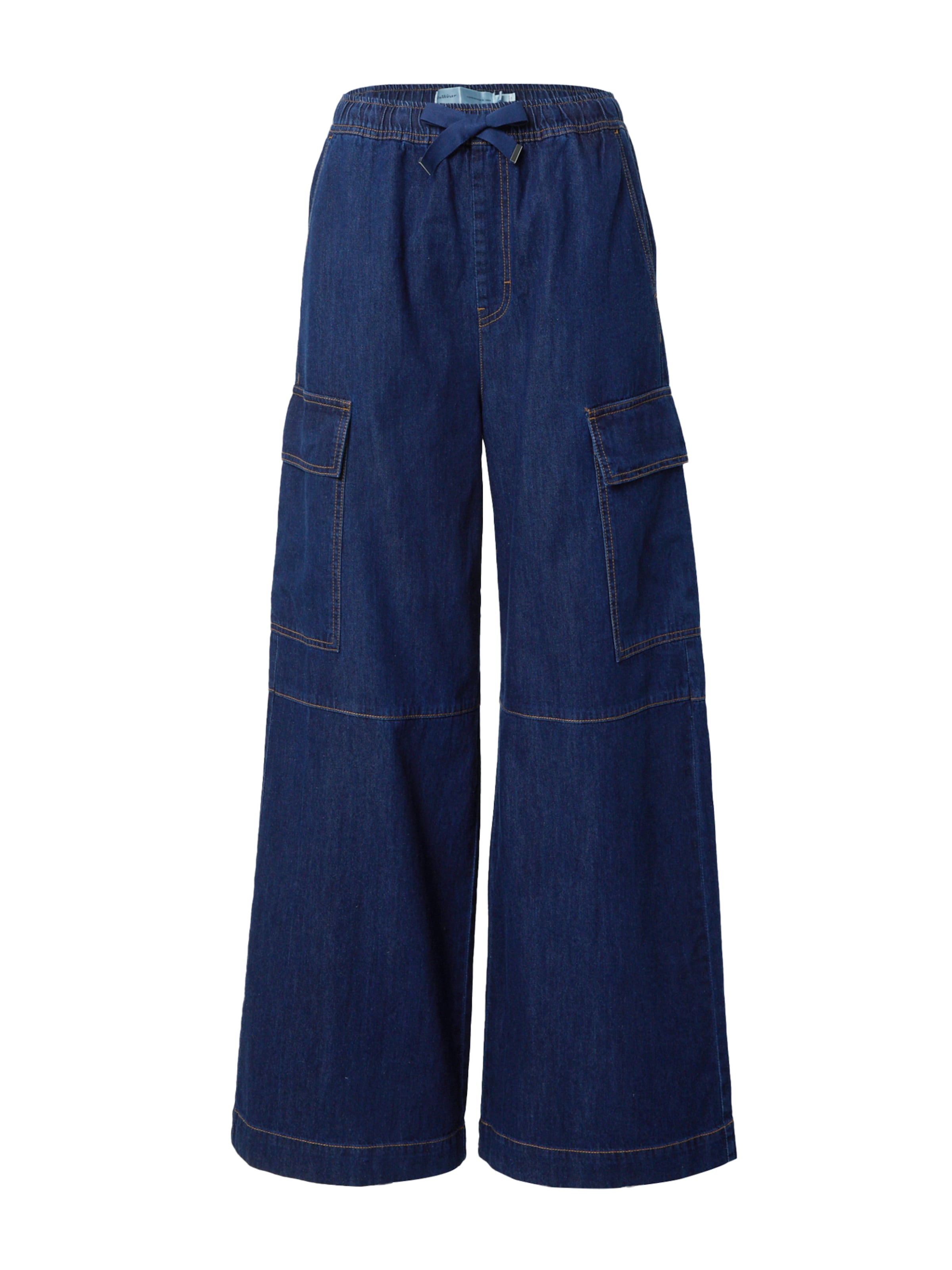 Wide leg Jeans cargo 'IzoebelI' di InWear in blu: frontale