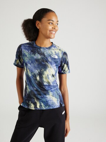 T-shirt fonctionnel 'SUNRISER' THE NORTH FACE en bleu : devant