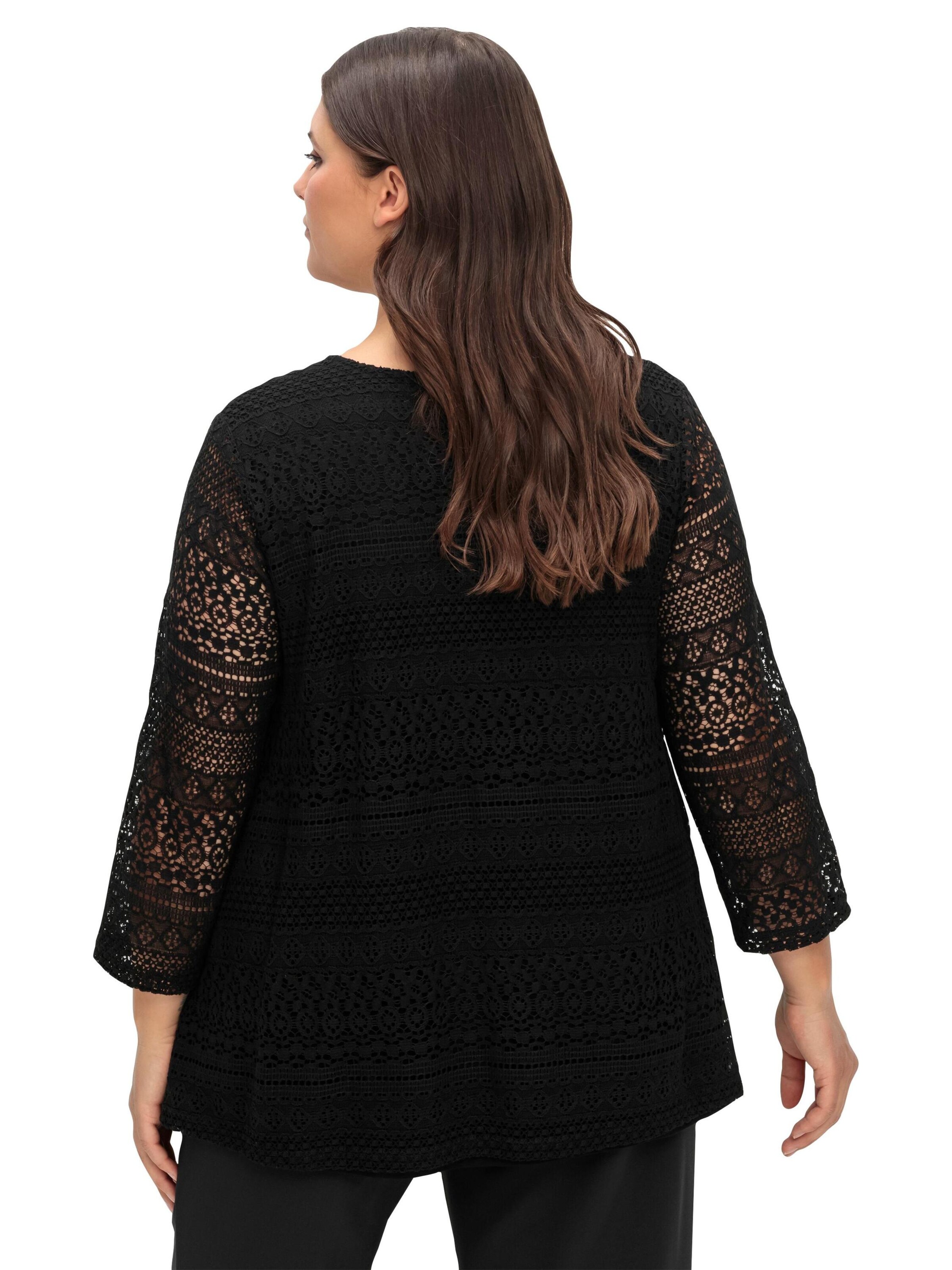 SHEEGO Blúz - fekete