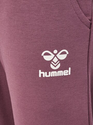 Hummel Tapered Pants 'NUTTIE' in Pink