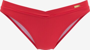 LASCANA Bikinihousut 'Pride' värissä punainen: edessä