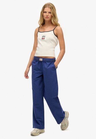 Superdry Loosefit Broek in Blauw