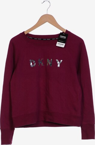 DKNY Sweatshirt & Zip-Up Hoodie in XS in Red: front