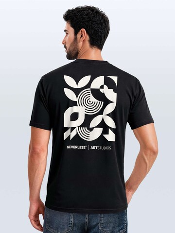 Neverless Shirt 'Modern Art' in Black