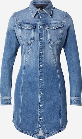 mėlyna G-STAR Palaidinės tipo suknelė: priekis