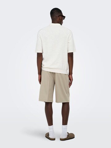 Only & Sons Regular Shorts 'ONSDaves' in Beige