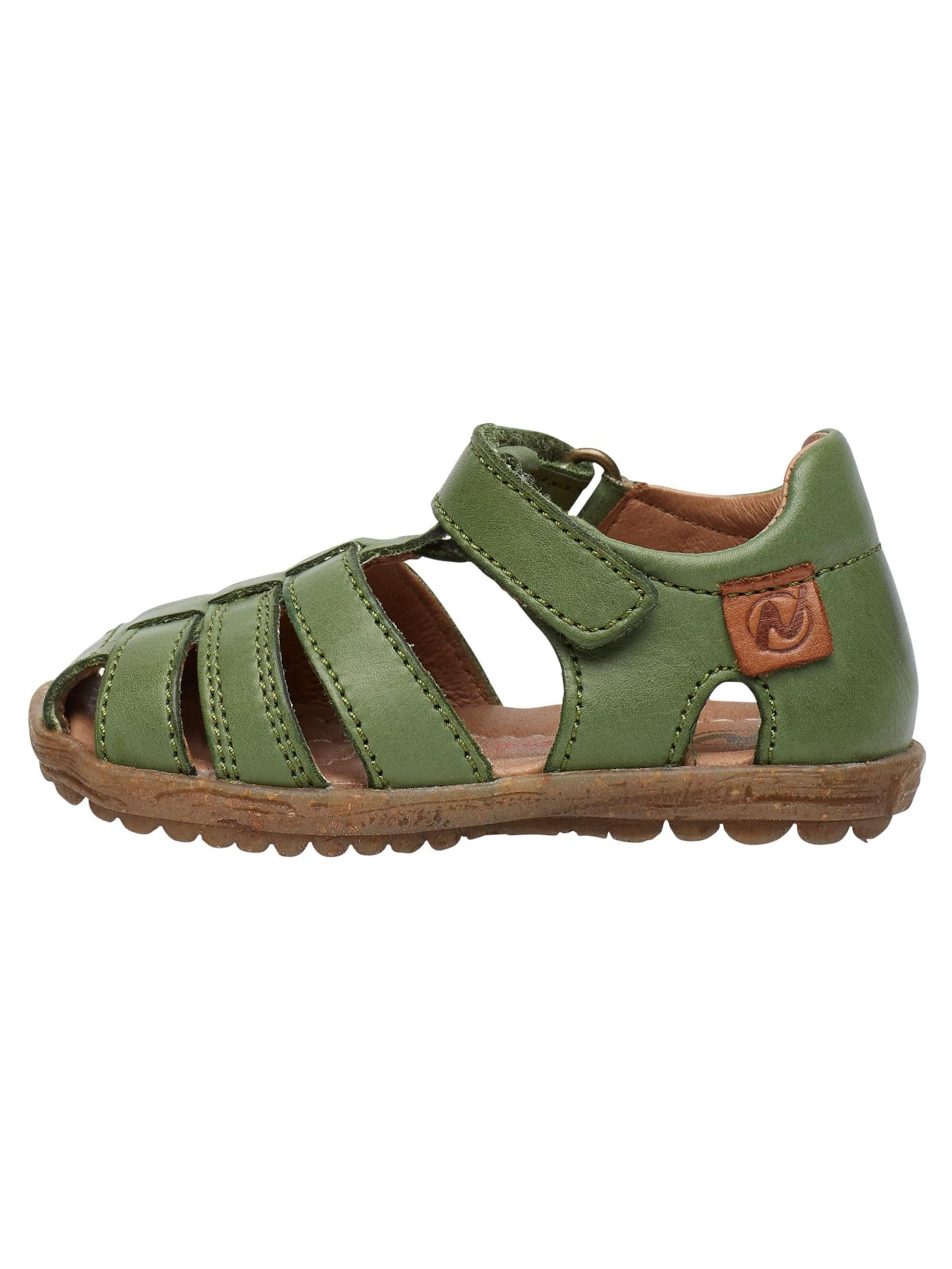 NATURINO Offene Schuhe 'SEE'‌‌‌‌‌ in Grün: Vorderseite