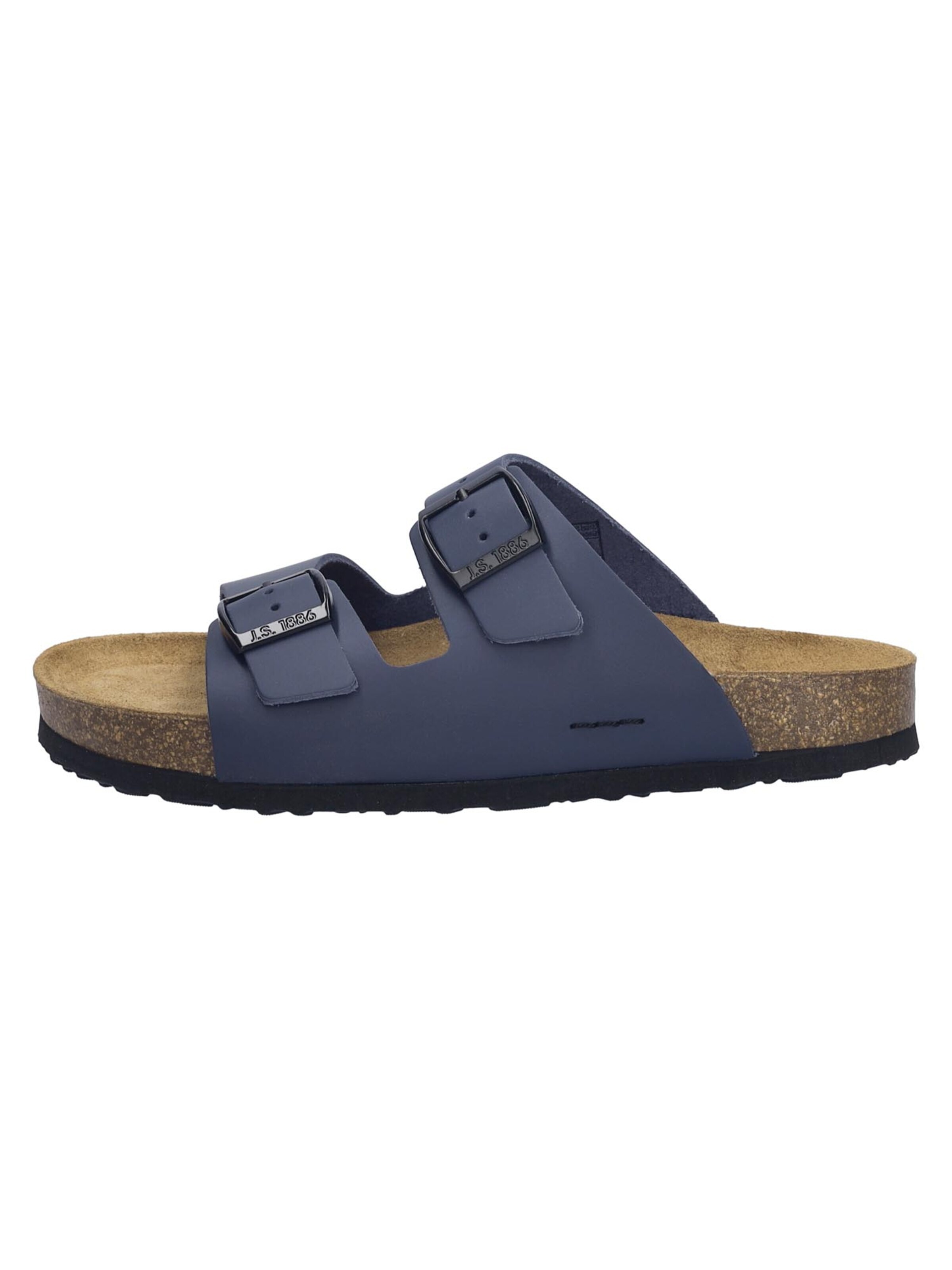 JOSEF SEIBEL Muiltjes 'Hermine 01' in Blauw: voorkant