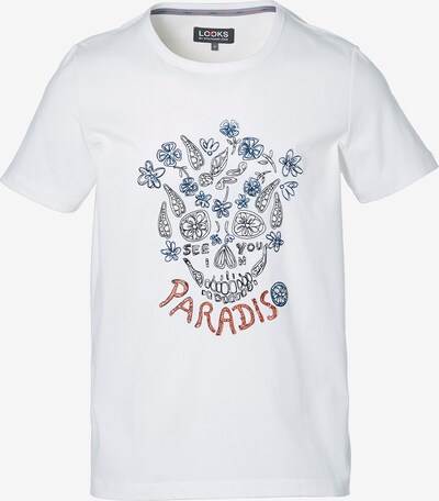 LOOKS by Wolfgang Joop Shirt ' Paradise ' in de kleur Wit, Productweergave