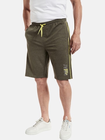 Jan Vanderstorm Loose fit Pants 'Aabu' in Green: front