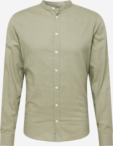 Coupe slim Chemise 'Anton' Casual Friday en vert : devant