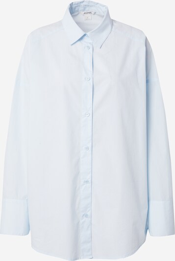 Monki Blouse in de kleur Lichtblauw, Productweergave