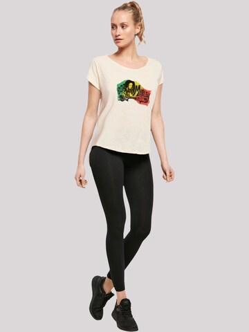 T-shirt 'Bob Marley' F4NT4STIC en beige