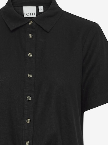 Camicia da donna 'LINO' di ICHI in nero