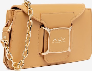 ALV By Alviero Martini Schoudertas in Bruin: voorkant