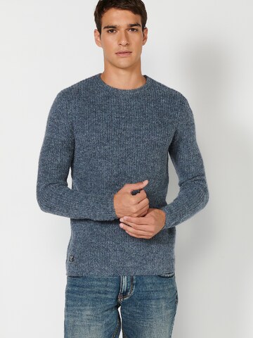 Pull-over KOROSHI en bleu