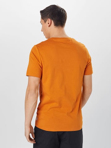 JACK & JONES Slim Fit Тениска в оранжево