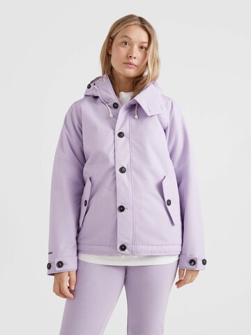 Veste outdoor 'Bio Field' O'NEILL en violet : devant